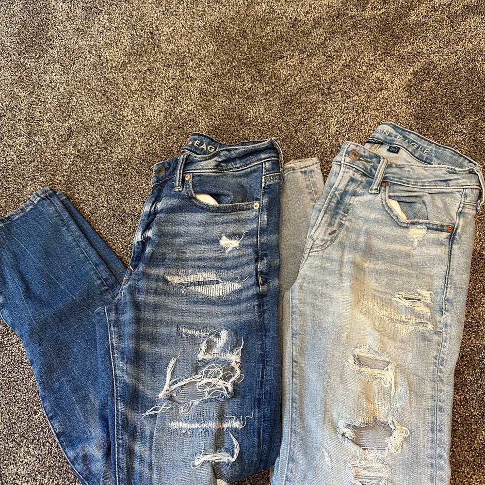 American Eagle Outfitters Air Flex Men’s Skinny Jeans  29x30 Lot Of 2